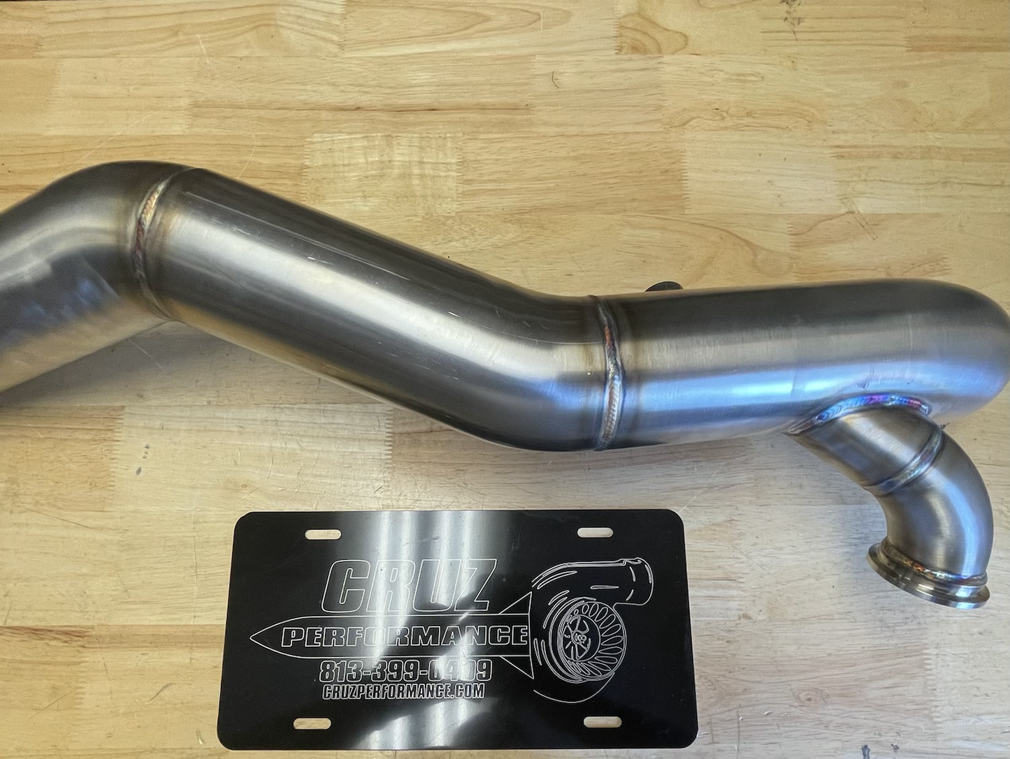 CRUZ Performance 3.5 Inch Stainless Downpipe