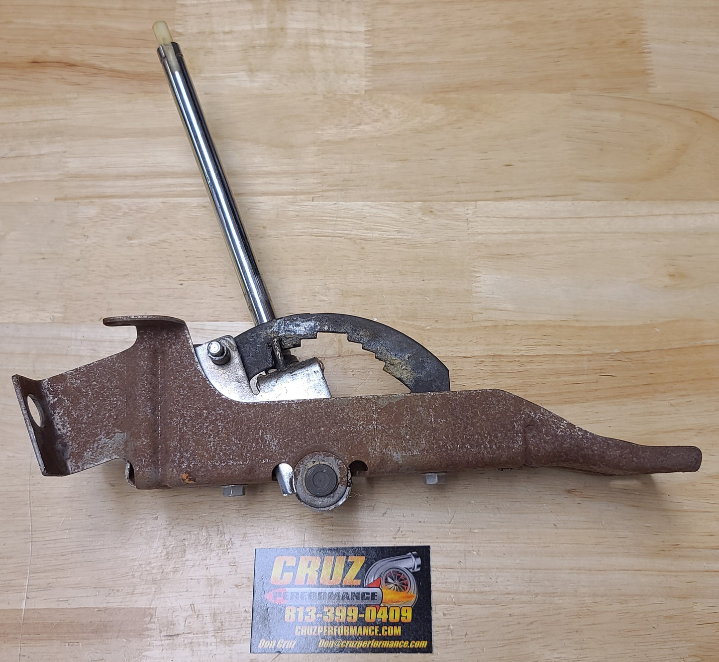 83-87 Regal Shifter Mechanism Left Side.