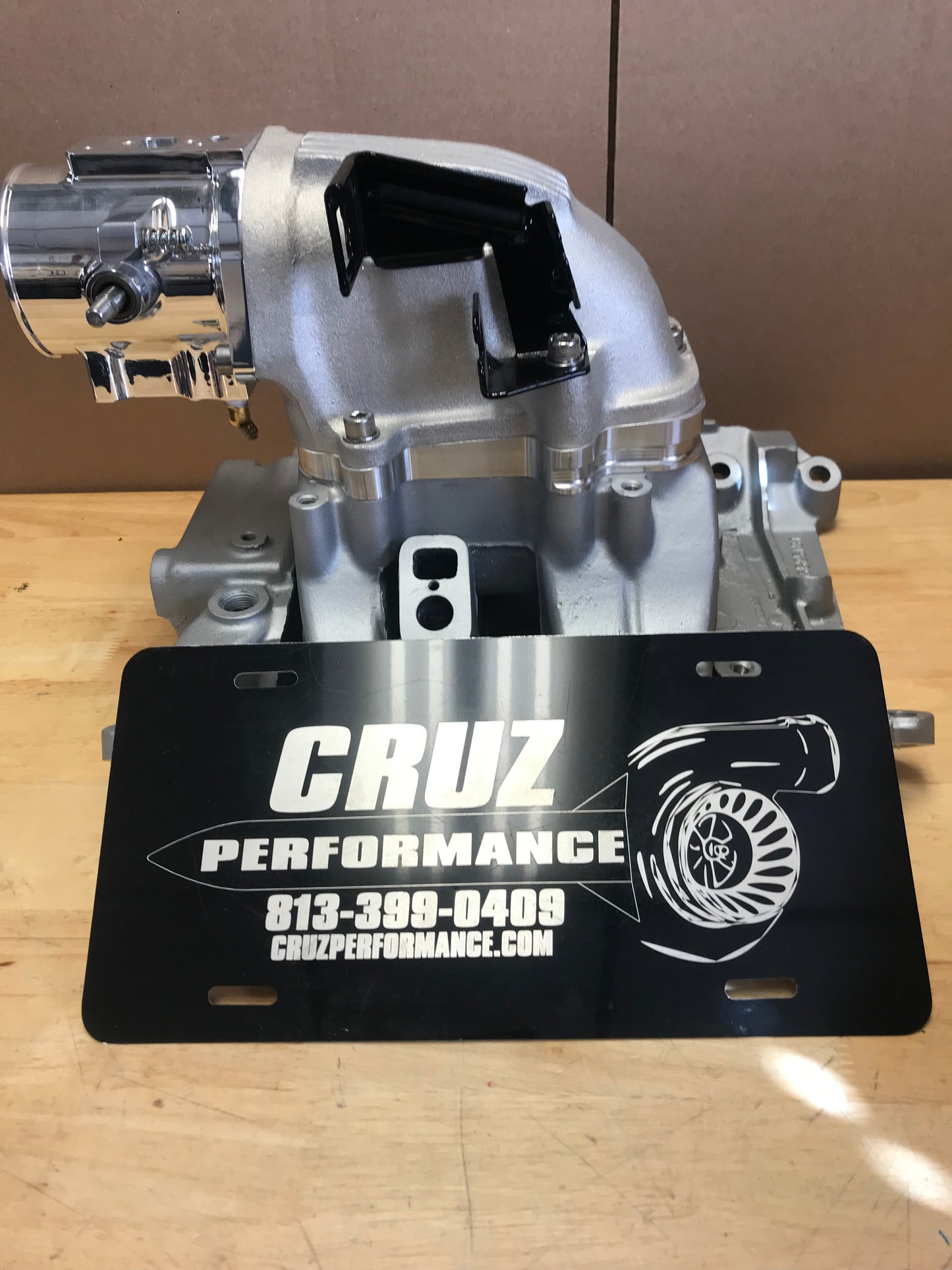 CRUZ Performance Angled Plenum Spacer For Stock Intake