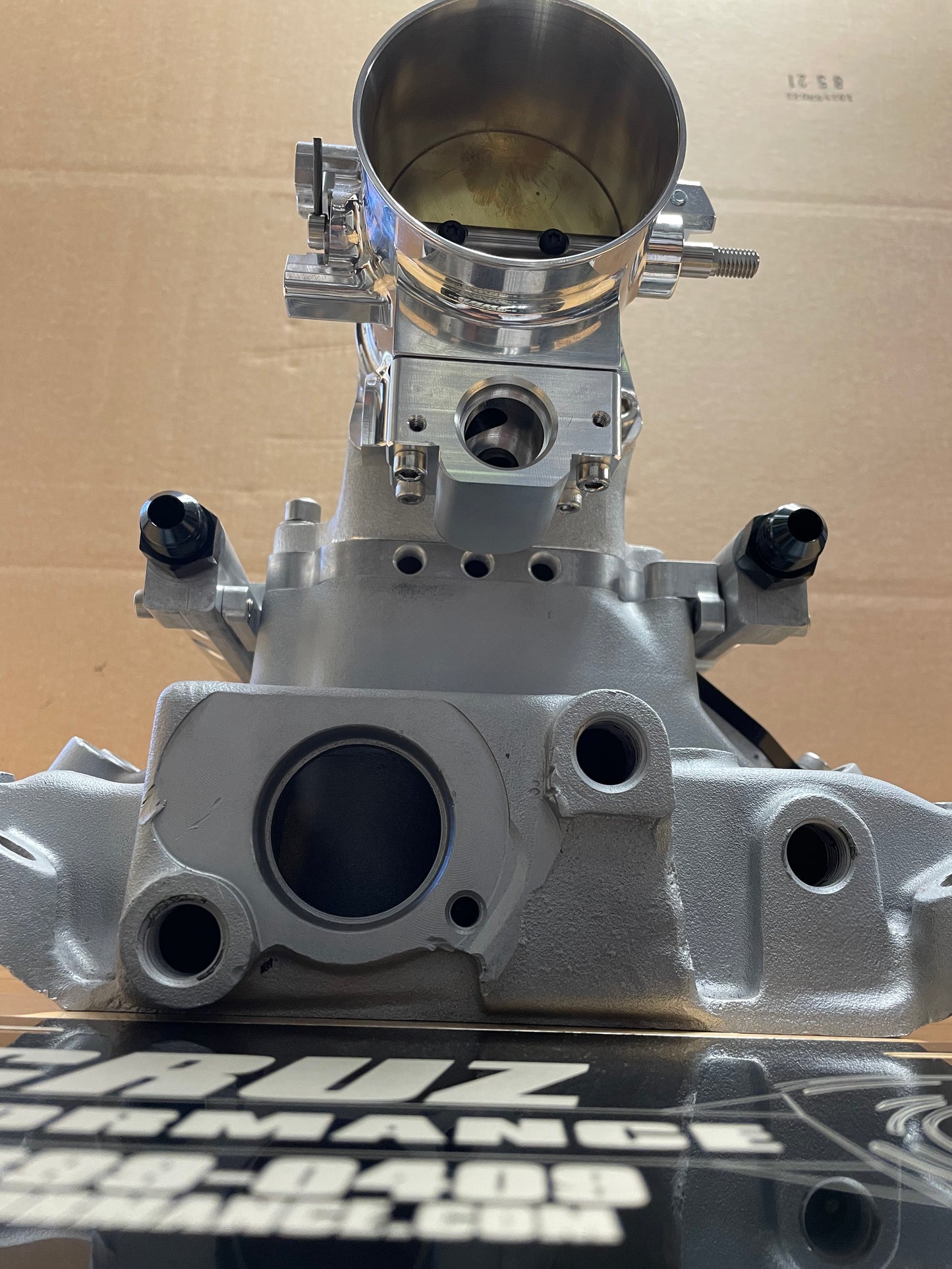 CRUZ Performance Angled Plenum Spacer For Stock Intake