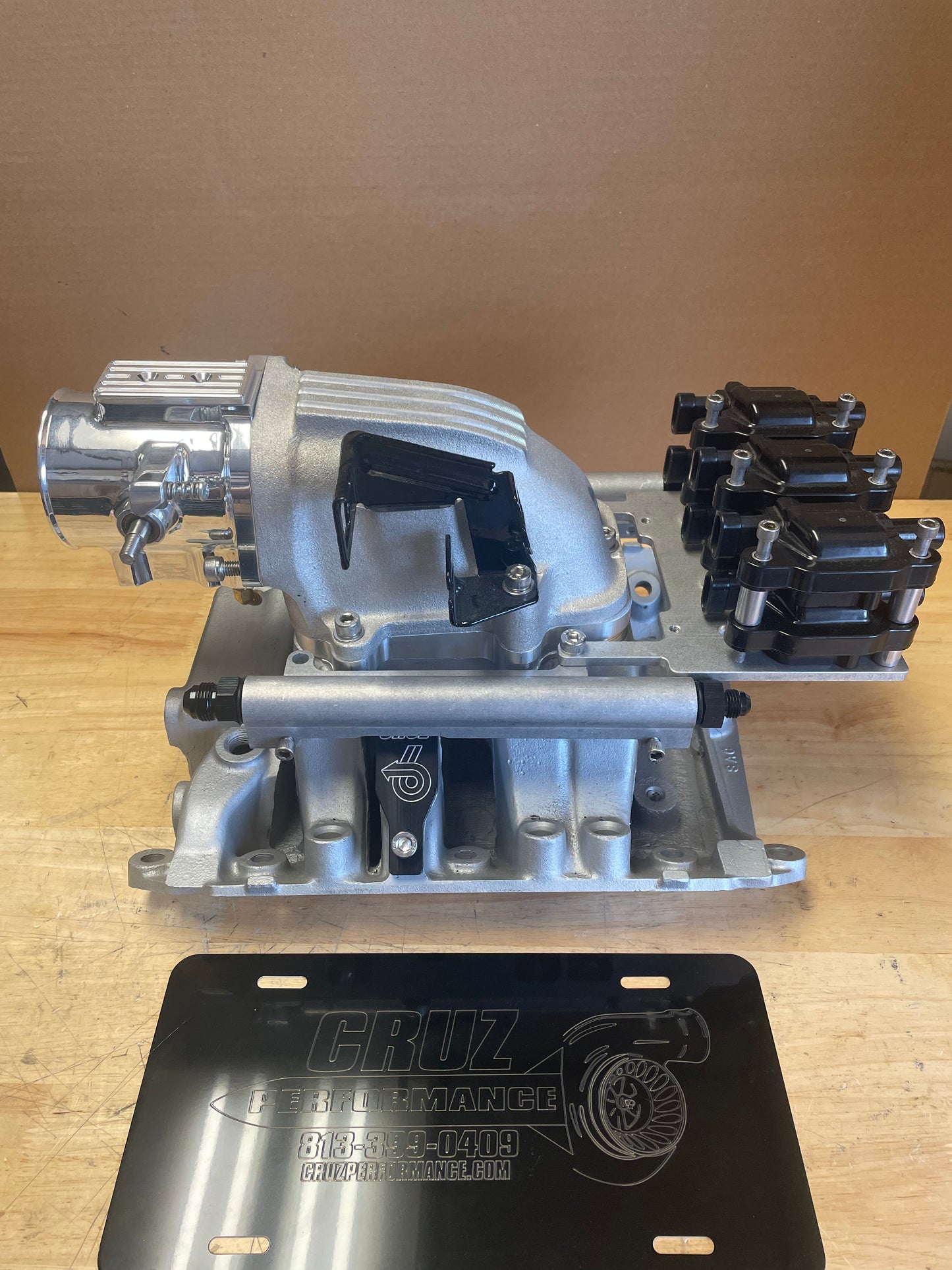 CRUZ Performance Turbo Buick Billet Aluminum Fuel Rail Kit For Stock Intakes