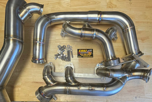 CRUZ Performance Stock Style 4 Bolt Headers