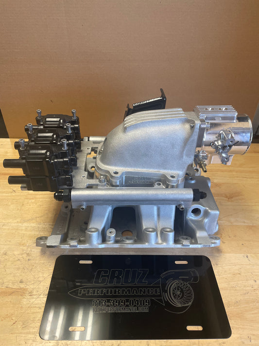 CRUZ Performance Turbo Buick Billet Aluminum Fuel Rail Kit For Stock Intakes